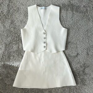 Zara Vest and Skirt Set
